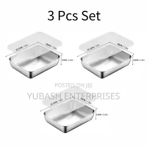 3pcs Stainless Steel Food Container