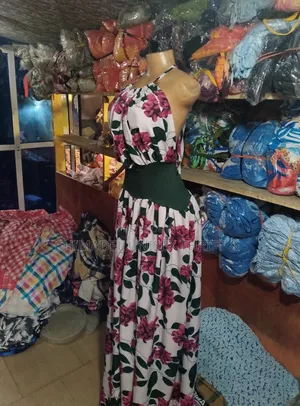White Wine Floral Halter Maxi Gown - Boho Open Back Beach Dress