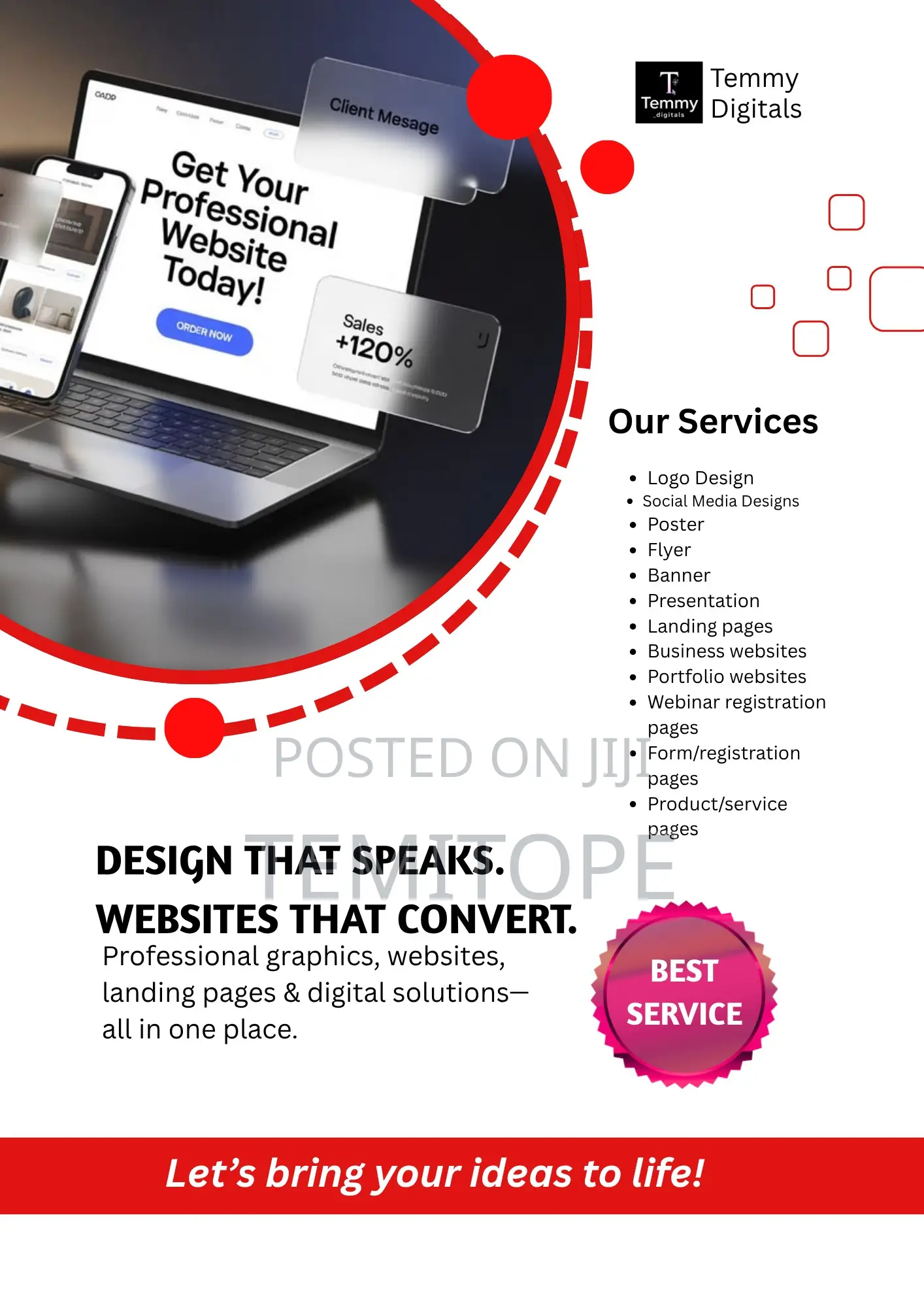 Temmy_digitals — Graphic Design Web Services