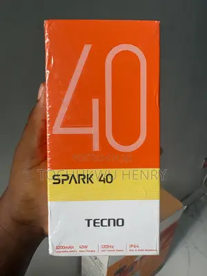 New Tecno Spark 40 256 GB Black