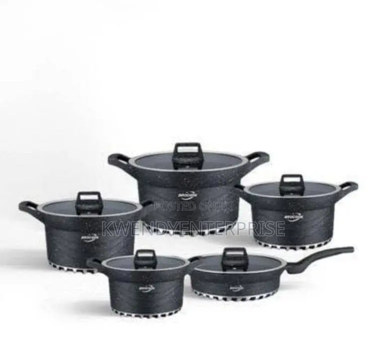 Brocook 10pcs Nonstick Aluminum Cookware