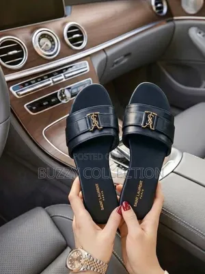 High Quality Luxury Saint Laurent Slippers