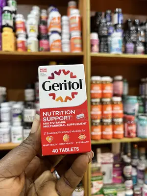 Geritol Multivitamin Mineral Tablets – Iron Folic Acid Supplement