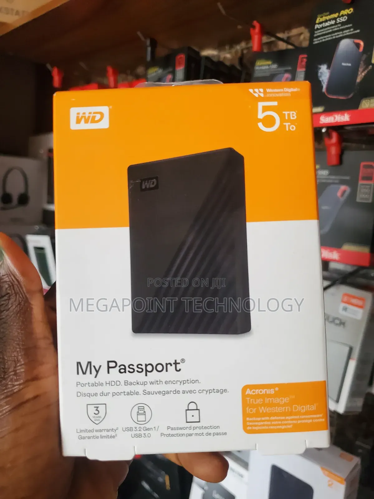 Wd My Passport 5tb External Hard Drive