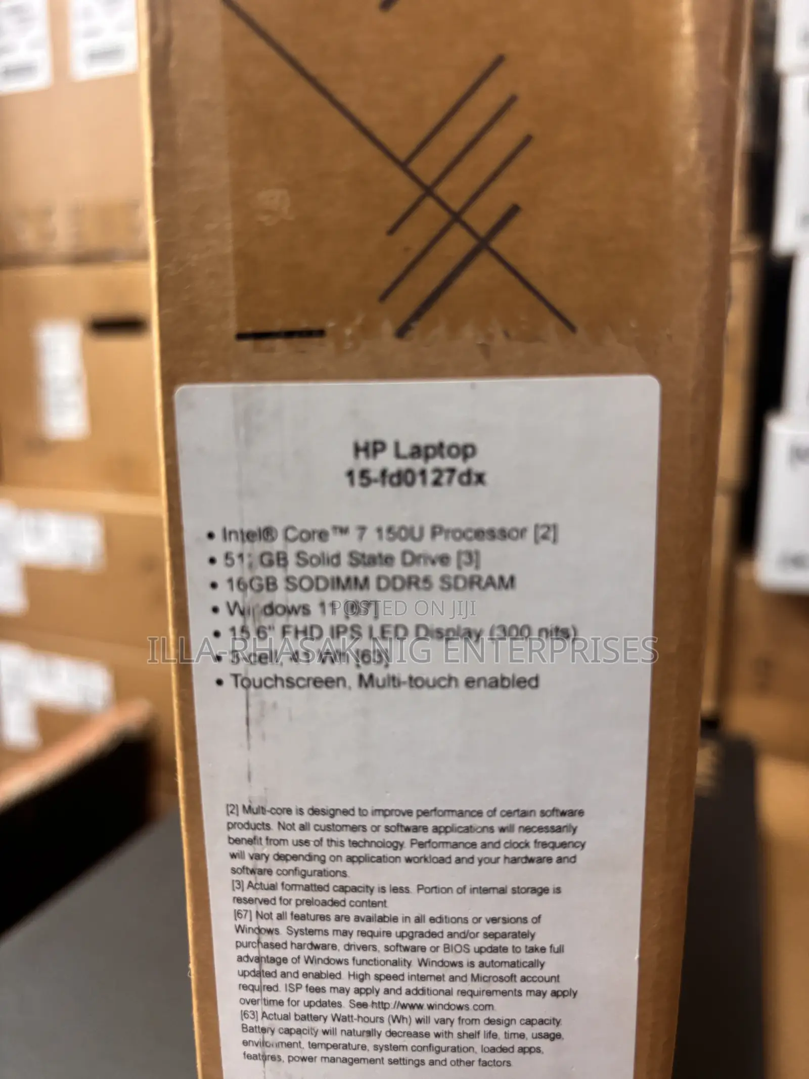 New Laptop HP 15 16GB Intel Core 7 SSD 512GB