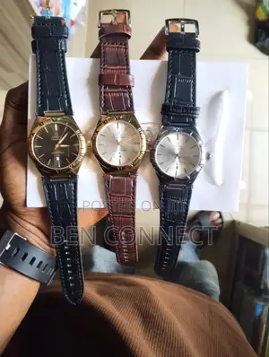 Omega Leather Wristwatch