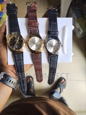 Omega Leather Wristwatch