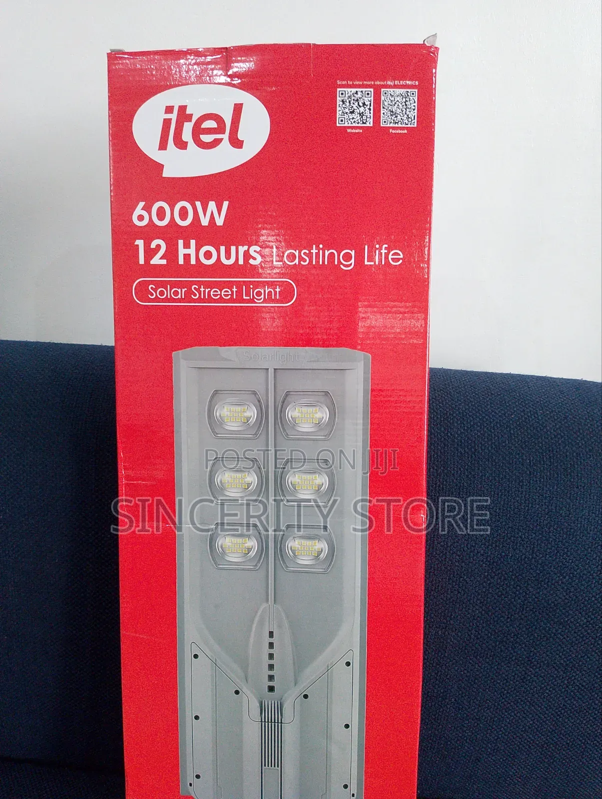 600w Itel Solar Street Light