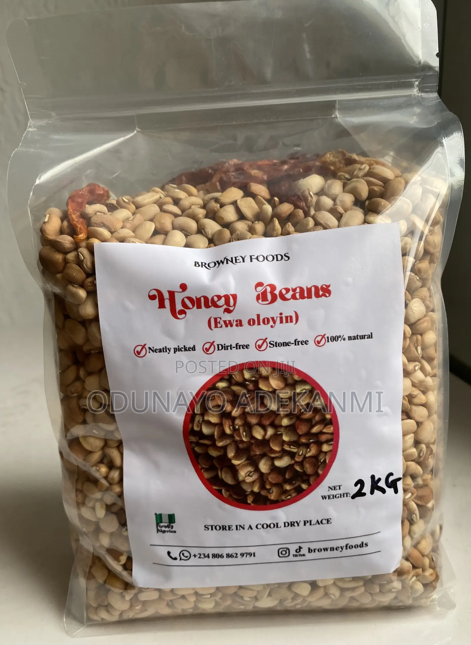 Neatly Picked Honey Beans