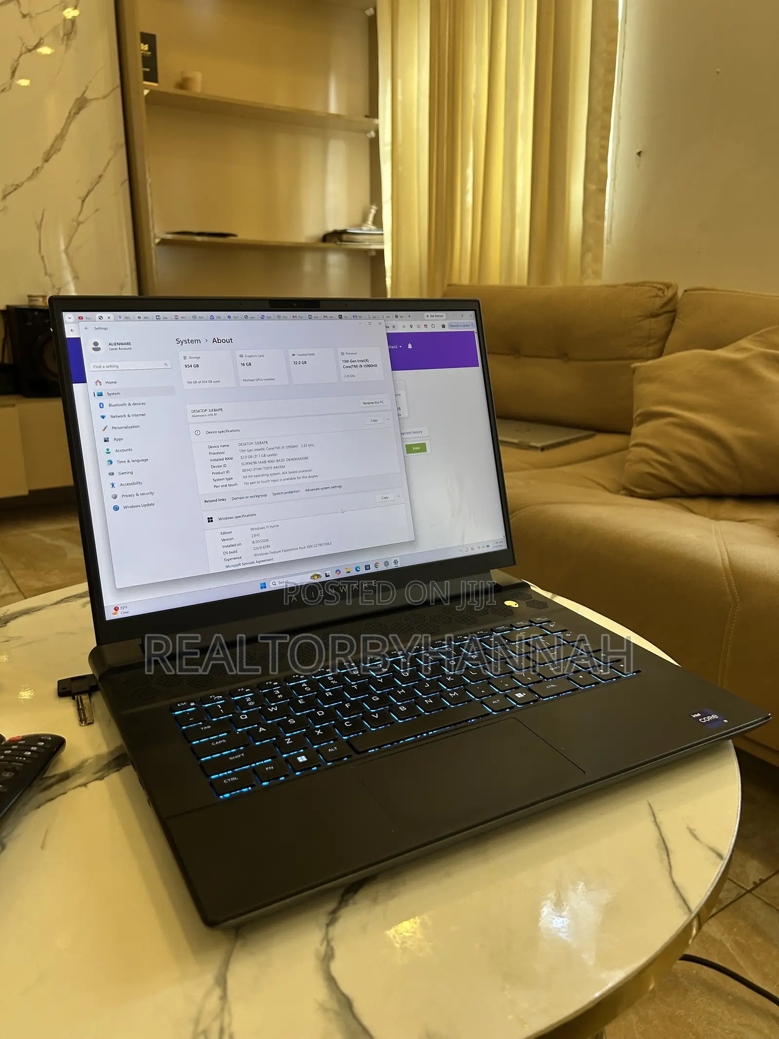 Laptop Alienware M16 32GB Intel Core i9 SSD 1T