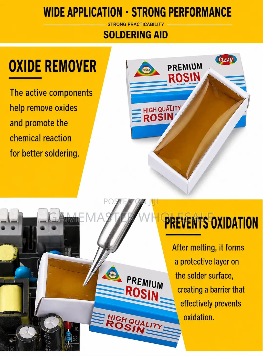 Professional Grade Rosin Soldering Flux Paste for Electronics PCB