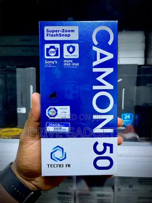 New Tecno Camon 50 Pro 256 GB Black