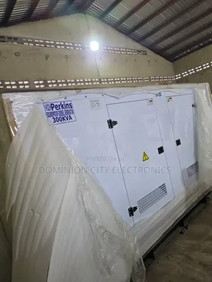 Complete 300kva Brand New Perkins Diesel Soundproof Gen 2years Wty