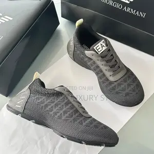Emporio Armani Premium Luxury Men Sneakers–Comfortable,Durable/Stylish