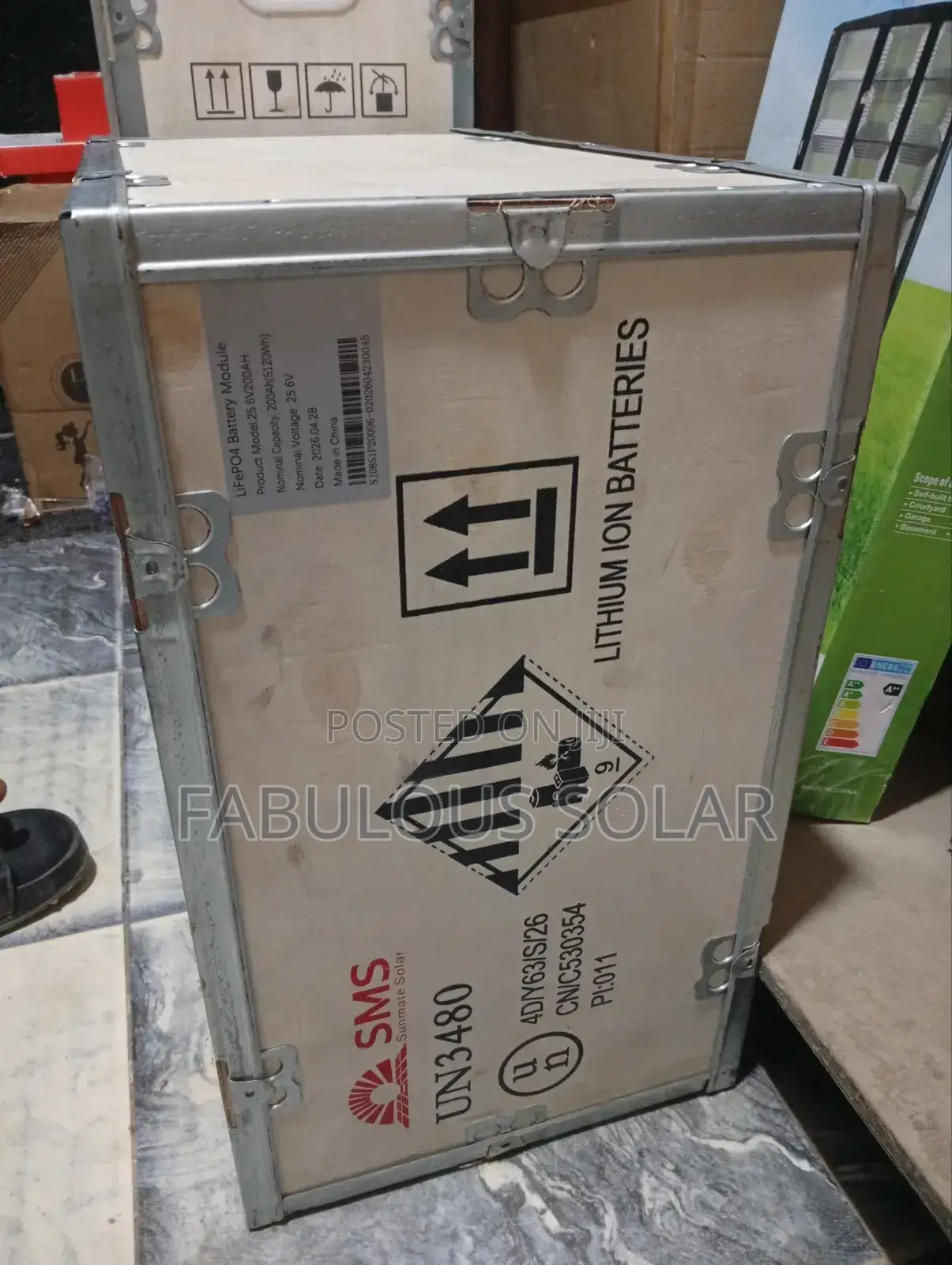 5kwh 24v SMS Solar Lithium Battery