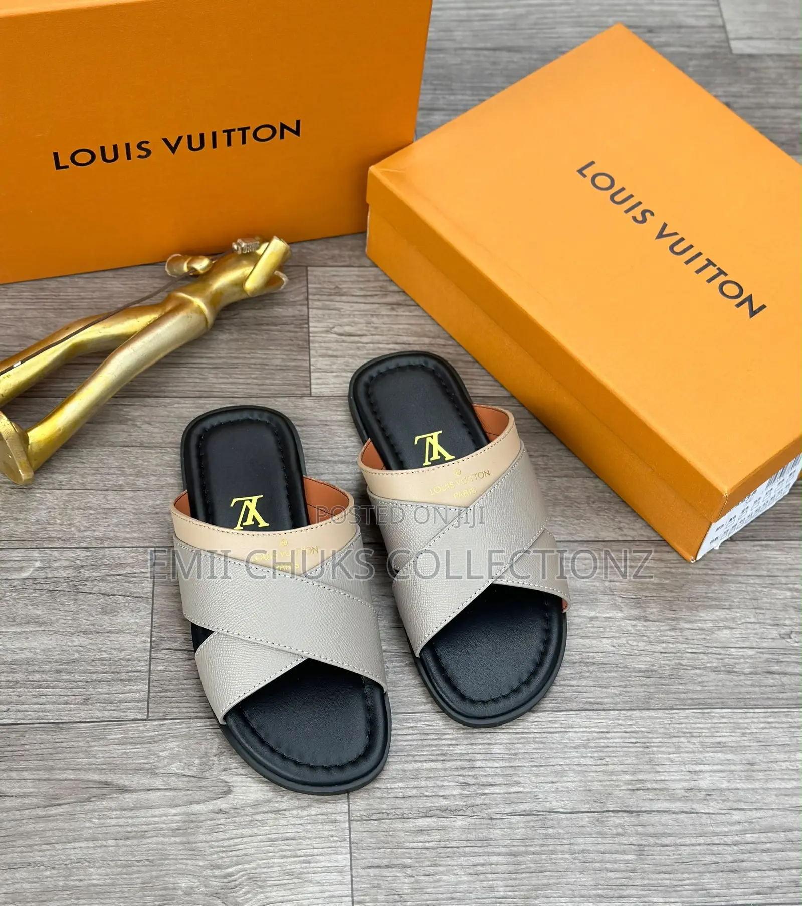 Premium Authentic Original Flat Tough Sole LOius Vuitton Pam’s