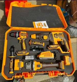 INGCO Cordless Power-Tool Combo Kit.