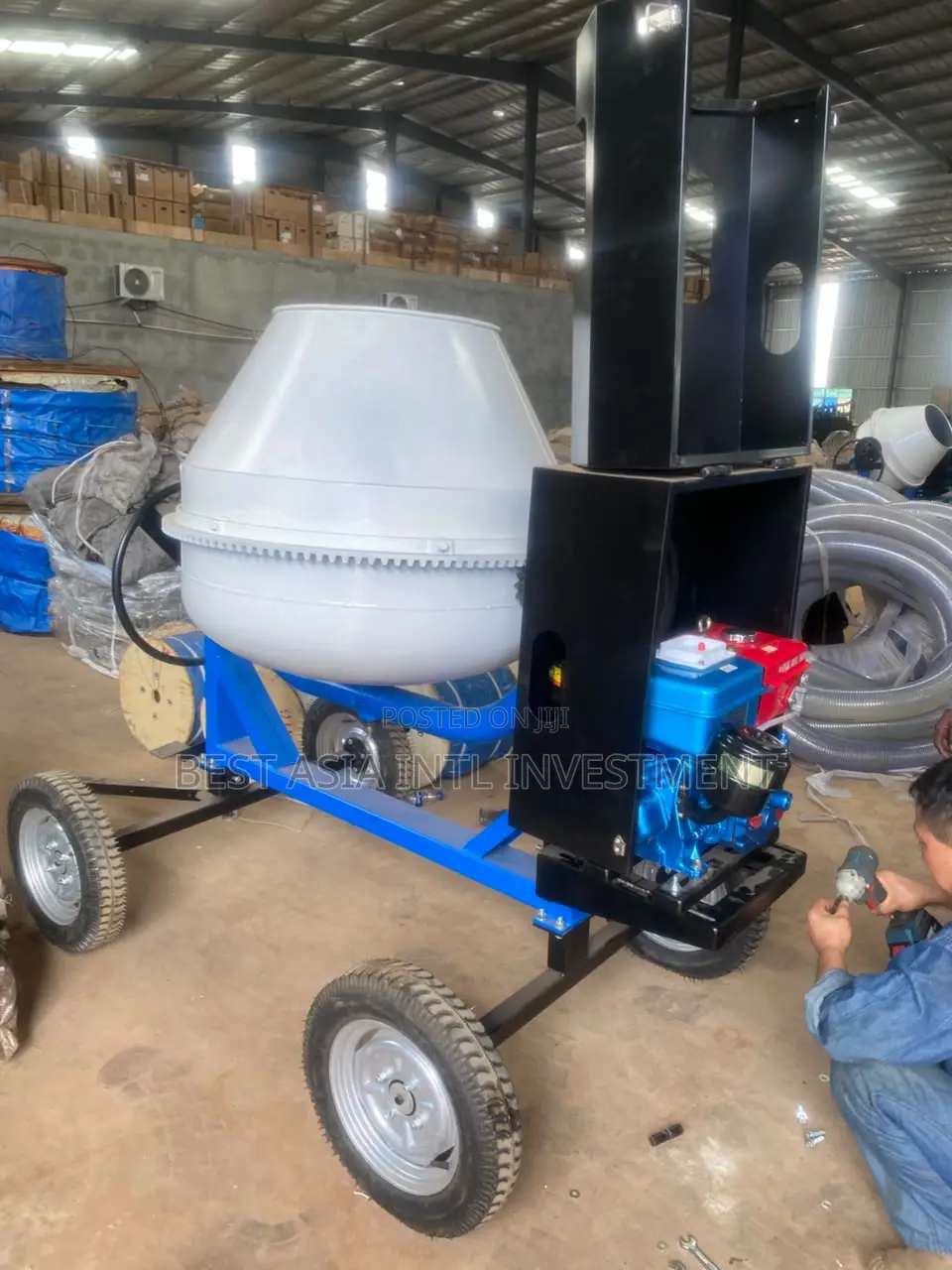 Disel Engine Concrete Mixer Machine