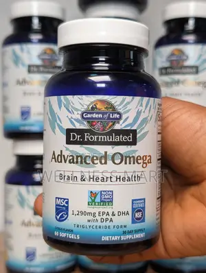 Garden of Life Advanced Omega 1290mg 60 Softgels | Brain Heart