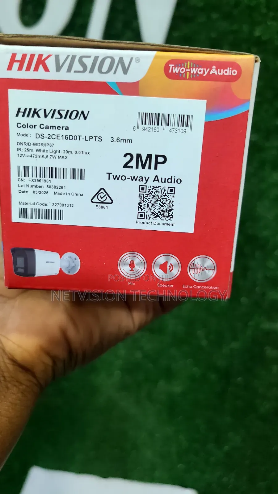 Hikvision 2mp 2way Audio Outdoor