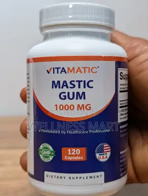 Vitamatic Mastic Gum 1000mg 120 Caps | Gut Stomach