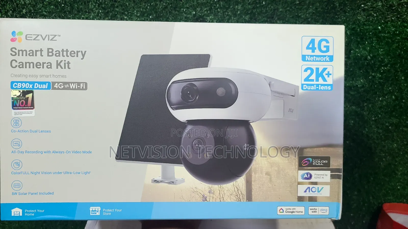 Ezviz 4g Smart Battery Dual Lens Solar Camera
