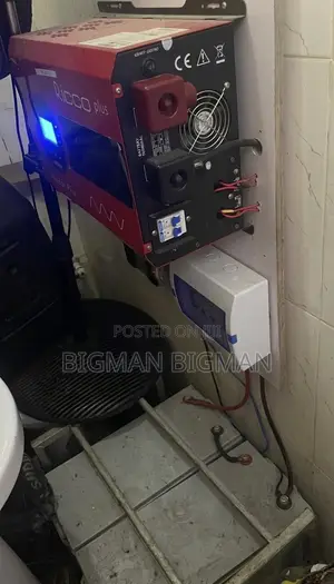 2.5kva Full Solar Inverter Setup With 2 Acid Lead Batteries