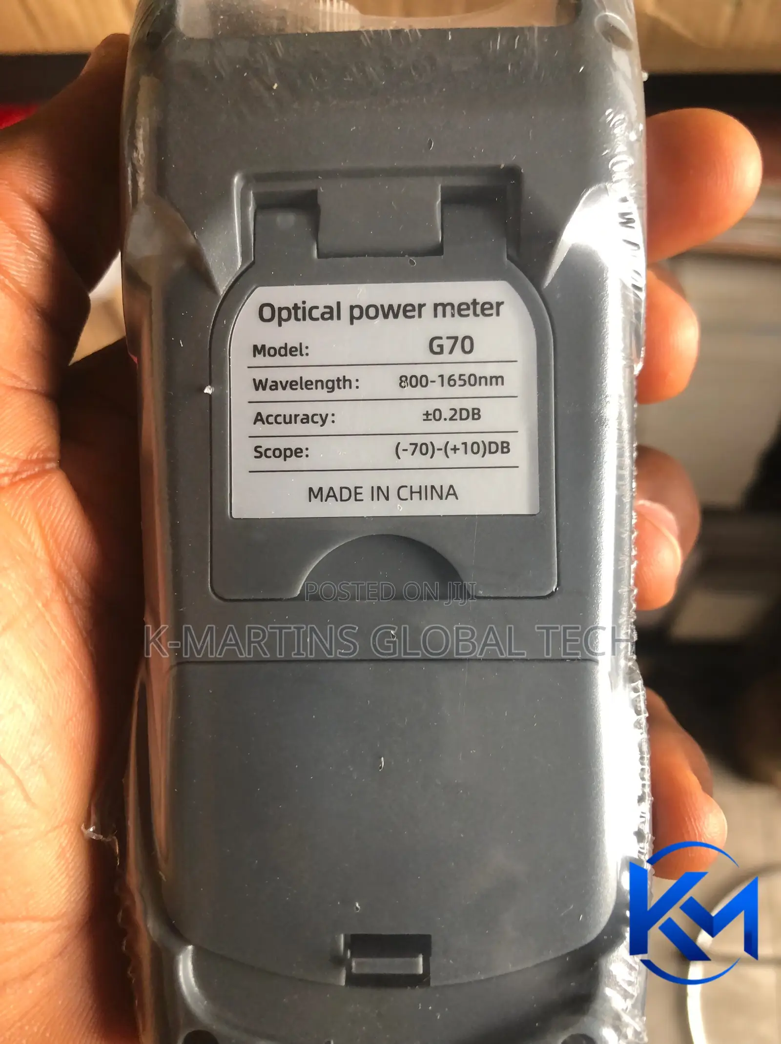 Optical Power Meter Fiber Optic Tester OPM FTTH Network Tool.