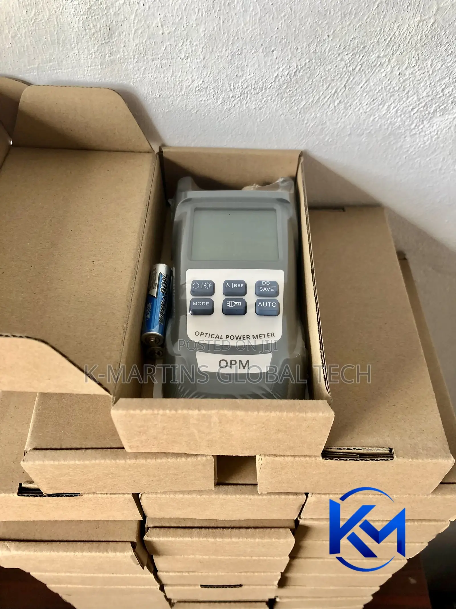 Optical Power Meter Fiber Optic Tester OPM FTTH Network Tool.