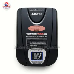 Jordy-Ele TSD/WMS-10000VA Automatic Voltage Regulator -Black 10kva