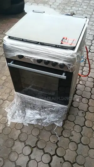 UK Scanfrost 60x65 Extra Large Gas Cooker – 4 Burners, Oven Grill
