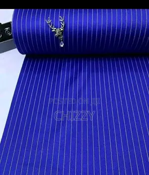 Royal Blue Senators Martial Lace -5 Yards Jonkoso Martial