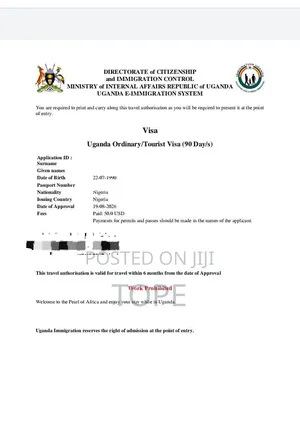 Uganda Evisa