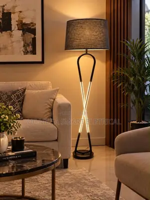 ScandinavianModern Iron Floor Lamp Creative Minimalist for Living Room