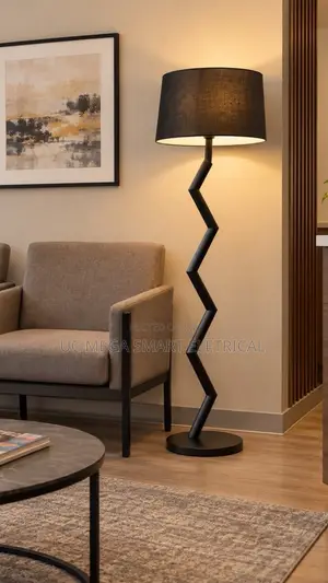 Floor Lamp Living Room Fabric Lighting Bedside Light Wooden HomeDecor