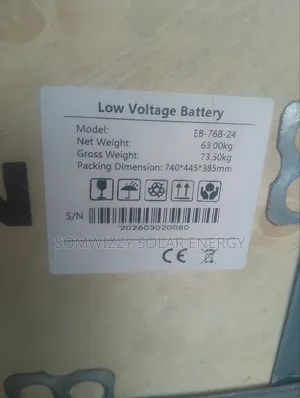 Original 7.6kwh Luxsun Lithium Battery 24v