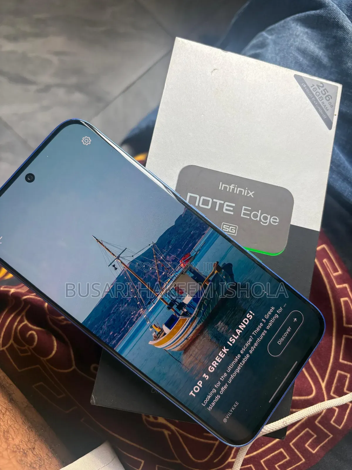 Infinix Note Edge 256 GB Blue