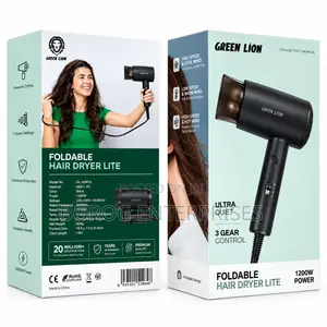 Green Lion Foldable Hair Dryer Lite 1200w-Gnflairdrygy