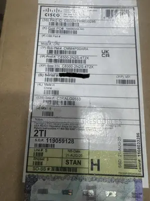 C8300-2n2s-4t2x, Cisco C8300 Router, 2x10GE SFP+/4x1GE/2 SM/2 NIM