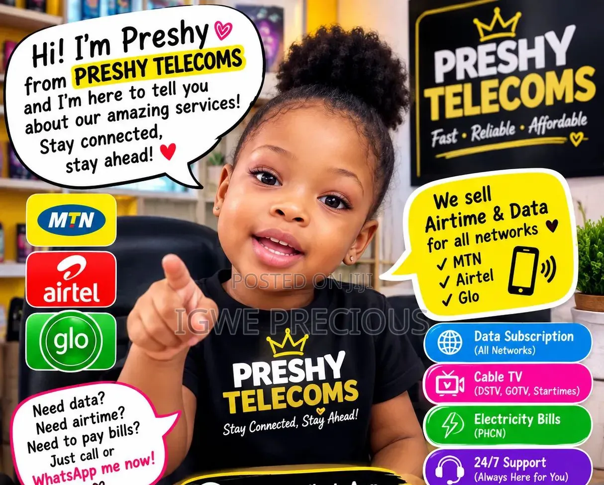 Preshy Telecom Affordable Data and Recharge