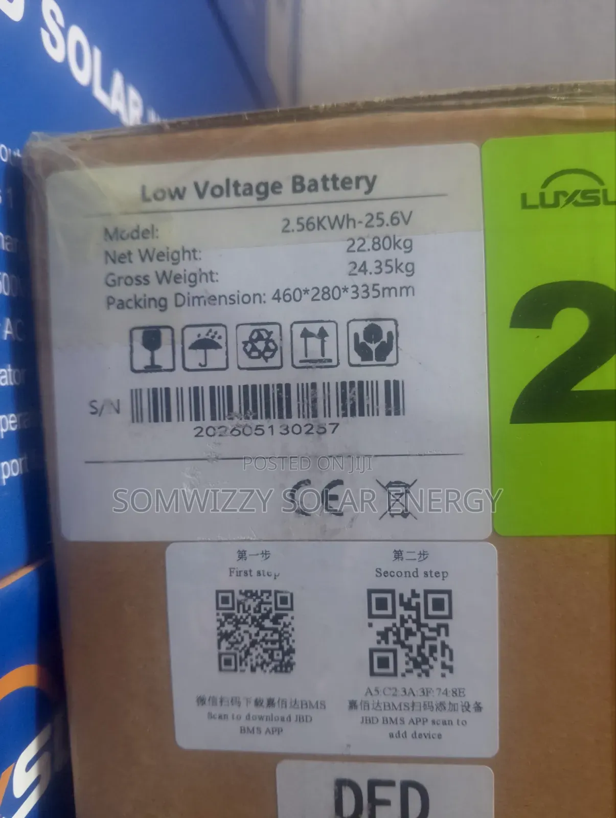 High Quality 2.5kwh Lithium Battery 24v