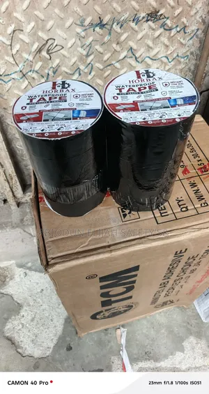 Original Quality 8inches WaterProof Tape (Black/White/Blue)