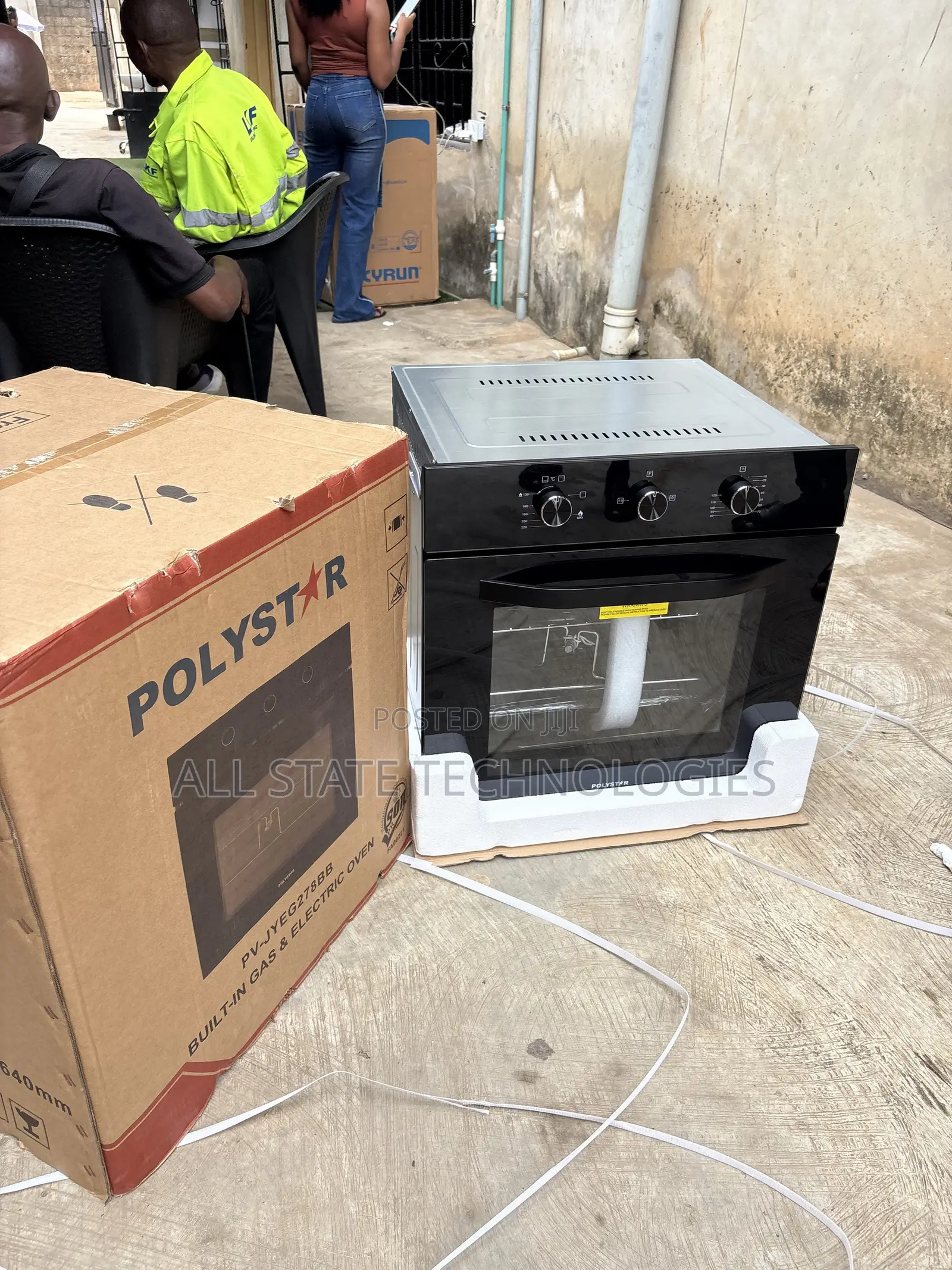 POLYSTAR PV-JYEG278BB Integrated Gas Electric Oven