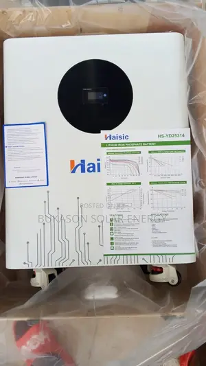 8kwh 24v Haisic Lithium Battery White