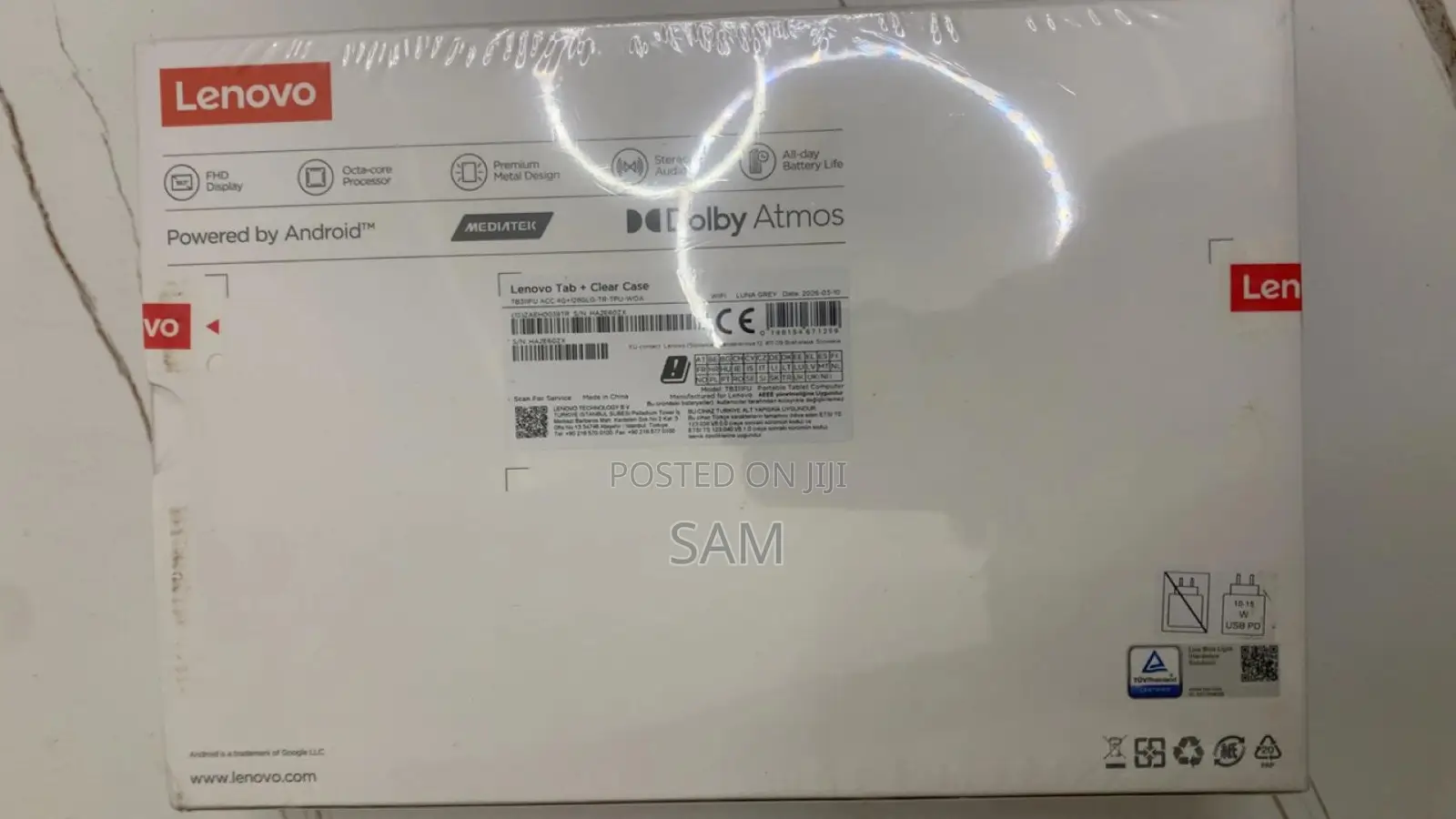 New Lenovo Tab M10 128 GB Black