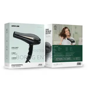Green Lion Professional Hair Dryer 2000w-Gnphairdrybk