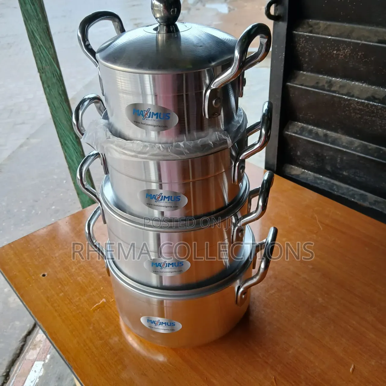 4pcs Aluminum Cookware Pot Set