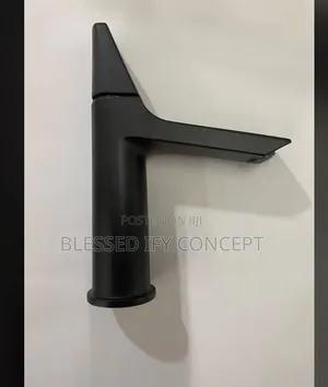 Luxury Modern Matte Black Basin Mixer Tap