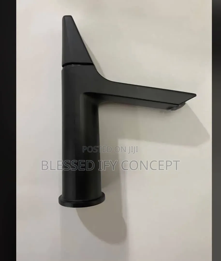 Luxury Modern Matte Black Basin Mixer Tap
