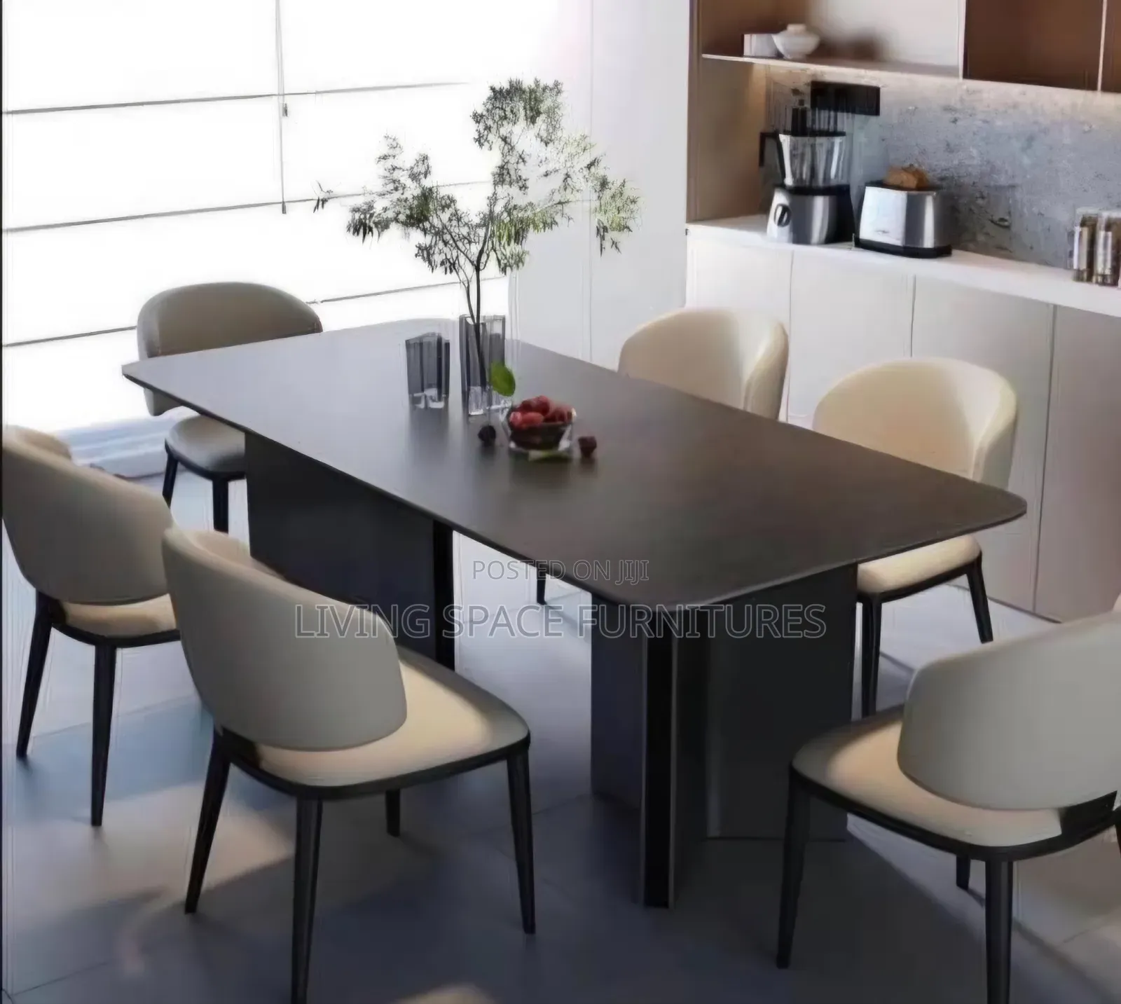 Classic Marble Dining Set by 6Seaters